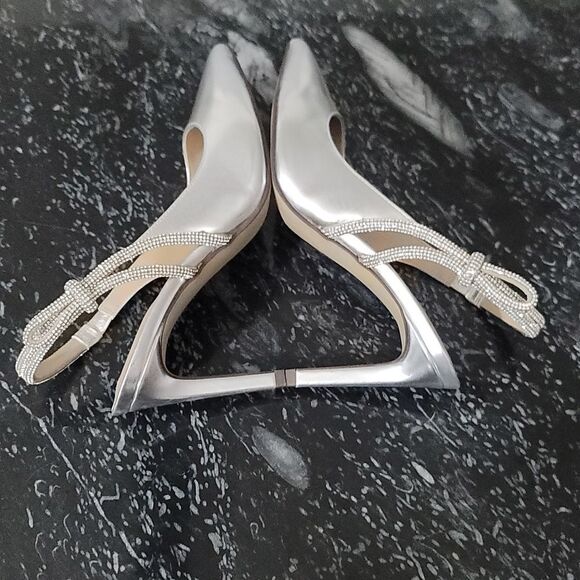 BRAND NEW UNISA SLINBACK HEELS with RHINESTONE POINTED TOEPUMP - Picture 10 of 14